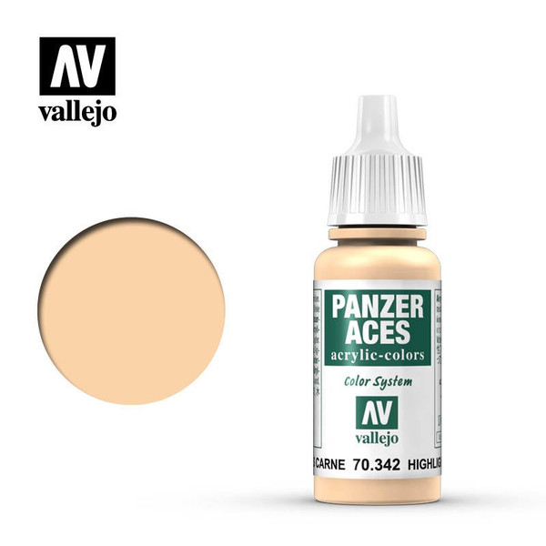 Panzer Aces Highlight Flesh Acrylic Paint 17ml AV70342