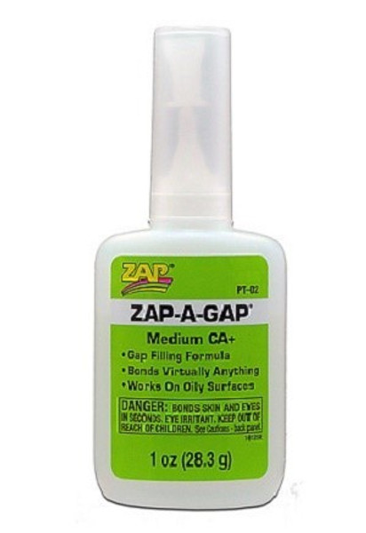 Adhesive Zap-A-Gap Ca 1oz Green PT02