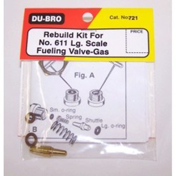 Rebuild Kit 611 LG Fuel Valve Gas DUBRO721