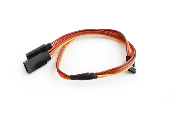 30cm 22AWG JR straight Y Extension wire TRC-3002-3