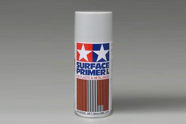 Fine Surface Primer (L) Spray for Plastic and Metal - Grey 180ml T87042