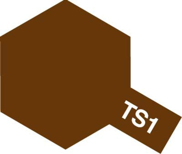 TS-1 Flat Red Brown Lacquer Spray for Plastics 100ml T85001 TS-1 Flat Red Brown Lacquer Spray for Plastics 100ml T85001