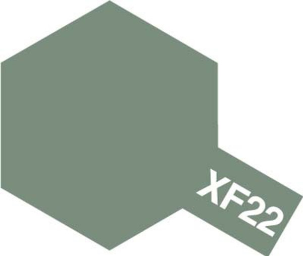 Acrylic Mini XF-22 Flat RLM Grey Paint 10ml T81722