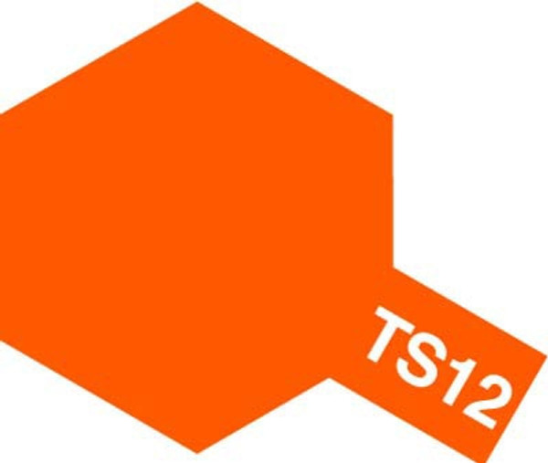TS-12 Gloss Orange Lacquer Spray for Plastics 100ml T85012 TS-12 Gloss Orange Lacquer Spray for Plastics 100ml T85012
