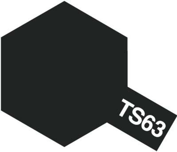 TS-63 Flat NATO Black Lacquer Spray for Plastics 100ml T85063 TS-63 Flat NATO Black Lacquer Spray for Plastics 100ml T85063