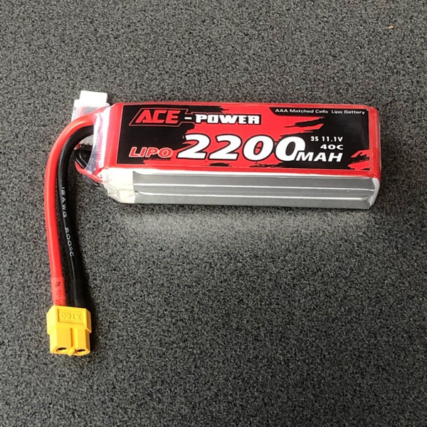 2200MAH SC 40C 3S with XT60 Connector