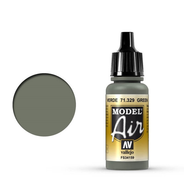 Model Air Green 17ml Acrylic Airbrush Paint AV71329