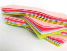Candy Bundle - 7 Sheets 7 Shades - Wool Blend Felt
