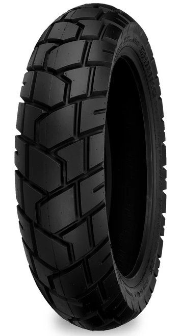 El Shinko E 705 tiene un diseño versátil de la banda de rodadura que proporciona una excelente adherencia en clima húmedo y seco, y un funcionamiento suave en la carretera.

- El compuesto de caucho resiste el rasgado durante el uso fuera de la carretera
- Aprobado por DOT, 4 capas.
- Todos los tamaños están diseñados para montaje delantero o trasero, a menos que se indique lo contrario.
- M + S = Clasificación de barro y nieve.

Origen: Corea.