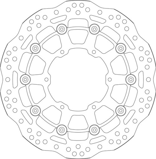 SBS Disco de Freno Delantero para BMW F800GS. (6038A)