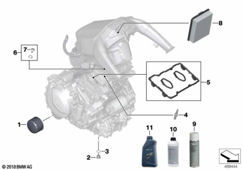 Filtro de Aire para BMW F750GS/F850GS (13728561572