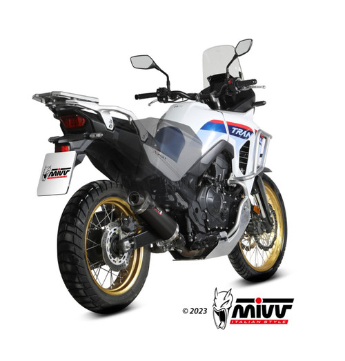 Escape Mivv Negro para Honda Transalp 750 XL (H.086.LZ)
