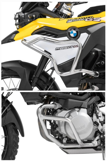 Set Defensas Altas y Bajas Touratech para BMW F800GS/F750GS/F850GS (SETINOXF800GS)