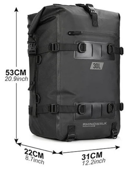 Bolso Modular Rhinowalk 30 Litros Waterproof MT2230BK