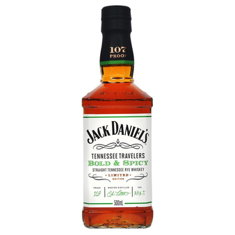 Jack Daniel's Tennessee Travelers Bold & Spicy Tennessee Rye Whiskey [500ML]