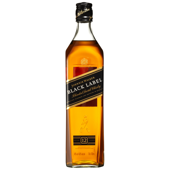 Johnnie Walker Black Label Blended Scotch Whisky 12 Year Old [1L]