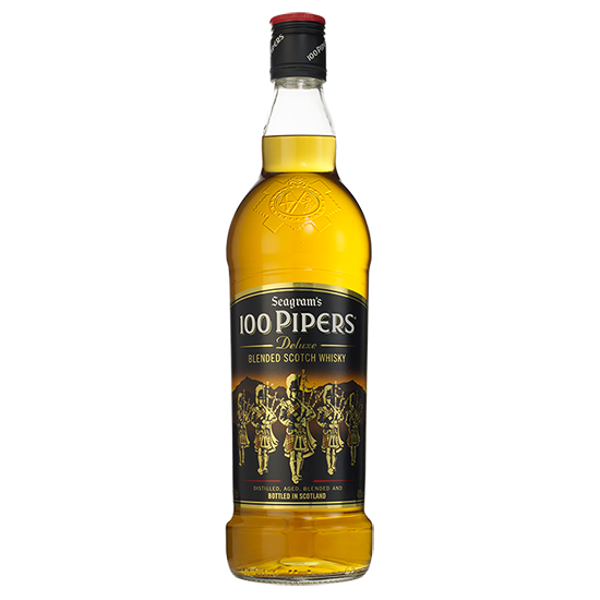 Seagram's 100 Pipers Deluxe Blended Scotch Whisky [1L]