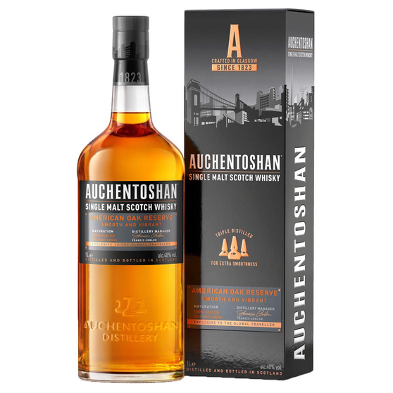 Auchentoshan American Oak Reserve Single Malt Scotch Whisky [1L]