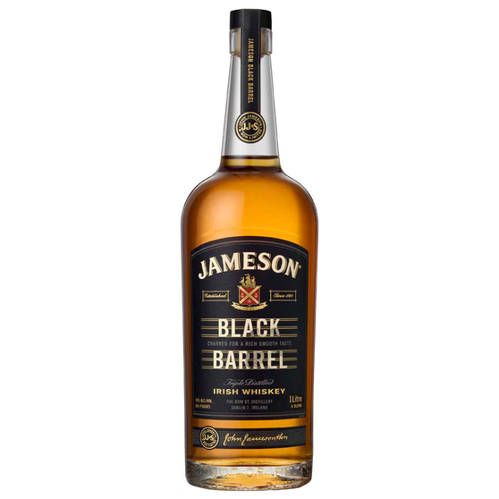 Jameson Black Barrel Triple Distilled Twice Charred Irish Whiskey [1L]