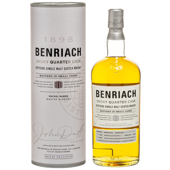 BenRiach Smoky Quarter Cask Speyside Single Malt Scotch Whisky [1L]