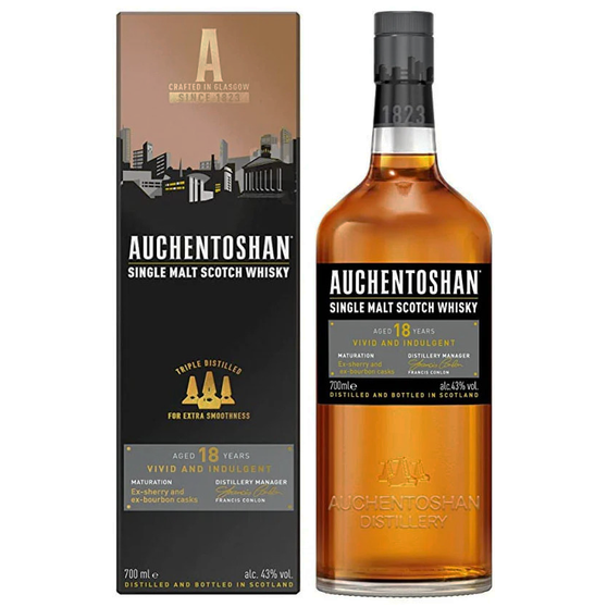 Auchentoshan Single Malt Scotch Whisky 18 Year Old [700ML]