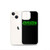 Orion PS Green on Black iPhone Case