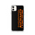 Orion PS Orange iPhone Black Case