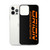 Orion PS Orange iPhone Black Case