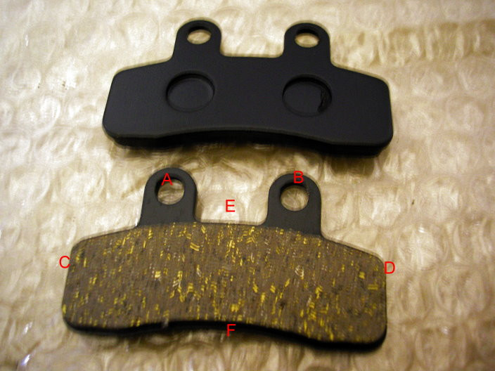 Pit BIke Brakes, Brake pads, Brake caliper
