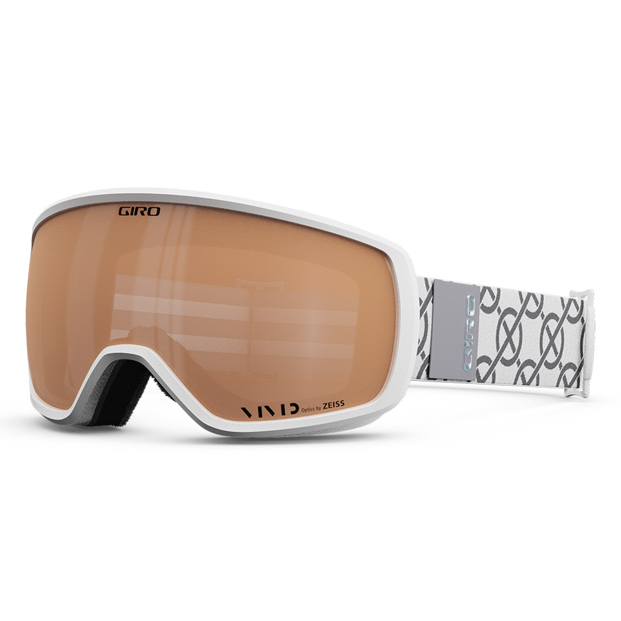 Balance II White Monogram Goggle - Outdoor Divas