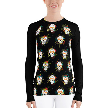 Women's outdoor DIVAS Sugar Skull Top Women's outdoor DIVAS Sugar Skull Top