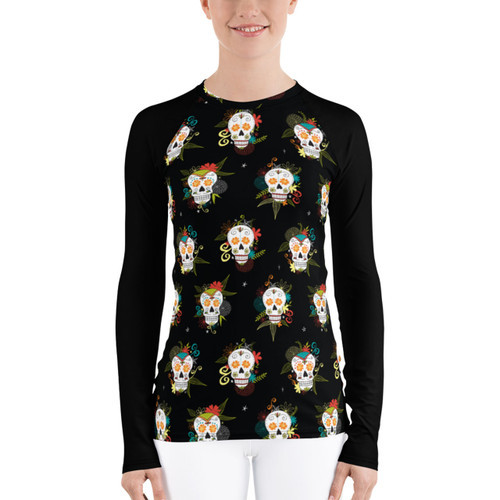 Women's outdoor DIVAS  Sugar Skull Top