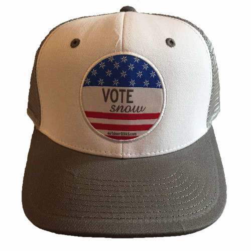 Women's Vote Snow Trucker Hat by Outdoor DIVAS