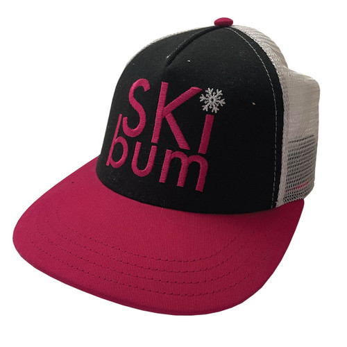 Women's Ski Bum Trucker Hat in Fuschia by Outdoor DIVAS Women's Ski Bum Trucker Hat in Fuschia by Outdoor DIVAS