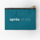 Women's outdoor DIVAS  Apres All Day Blue Clutch