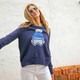 Ski Babe Crewneck by Wooden Ships