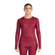 Women's 2.0 Cloud Nine Scoop Top by Terramar in Bordeaux Snowflake