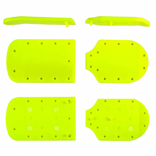 5mm Yellow Ski Boot Lifter Sole - Outdoor Divas