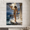 Triton Matte Poster – Greek Mythology Ocean God Wall Art