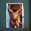 Marcus At Home Giclée Print – African American Male Body Art