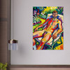 The Flowers Started Gossiping Giclée Print – Vivid Male Wall Art