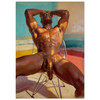 The Big Stretch Giclée Print – African American Man Art