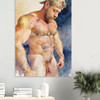 Burly Bear Art Print -Fine Giclee Print