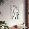 Paint It Yourself Canvas - "Ken" - The Blank Canvas for Your Artistic Expression!