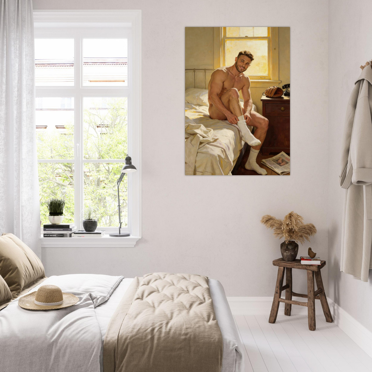 A New Day Giclée Print – Norman Rockwell Inspired Art