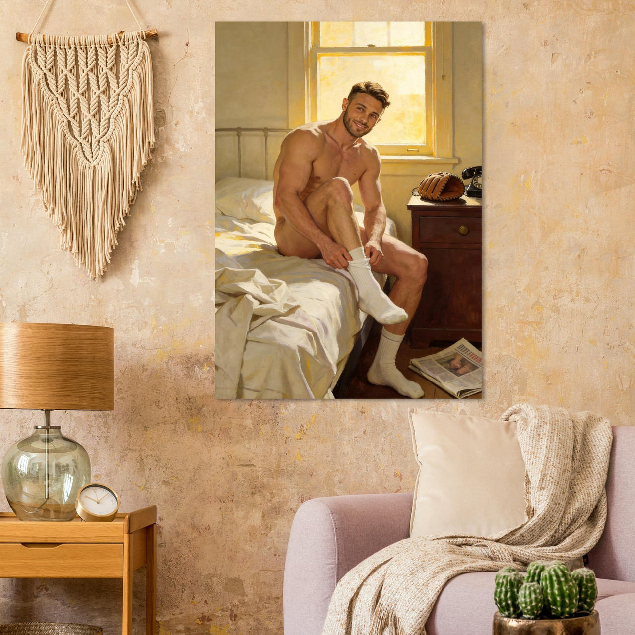 A New Day Giclée Print – Norman Rockwell Inspired Art