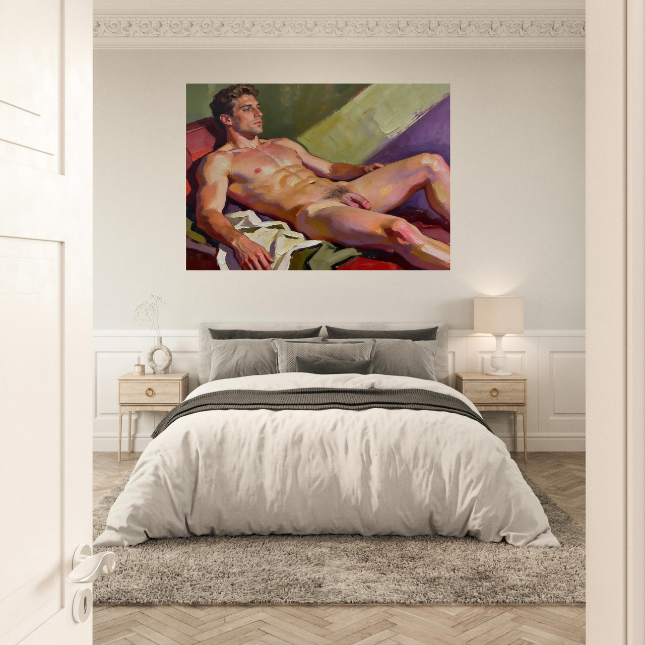 From the Beginning Giclée Print – Pensive Young Man Portrait