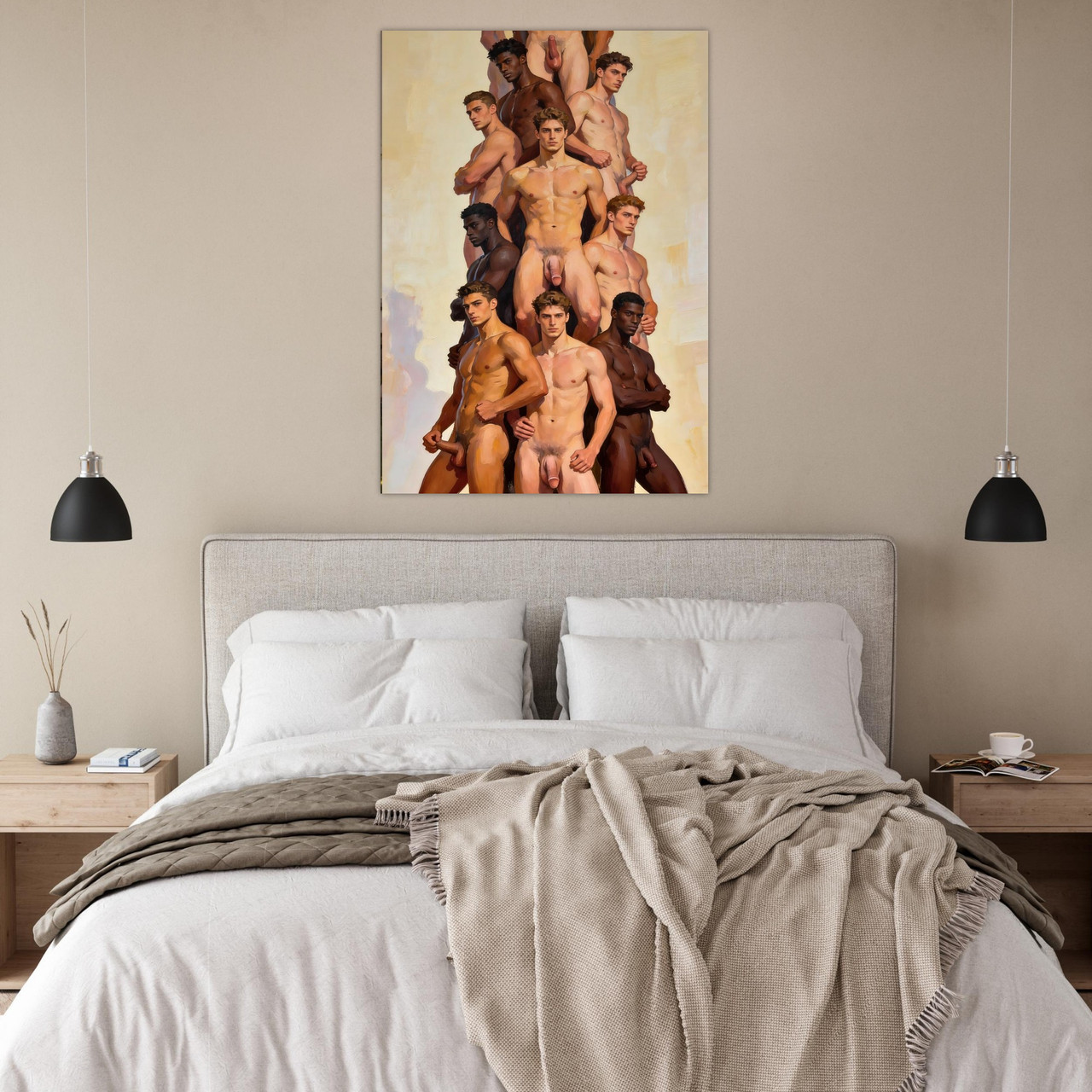 Tower of Man 4 Giclée Print – Sculptural Figurative Art