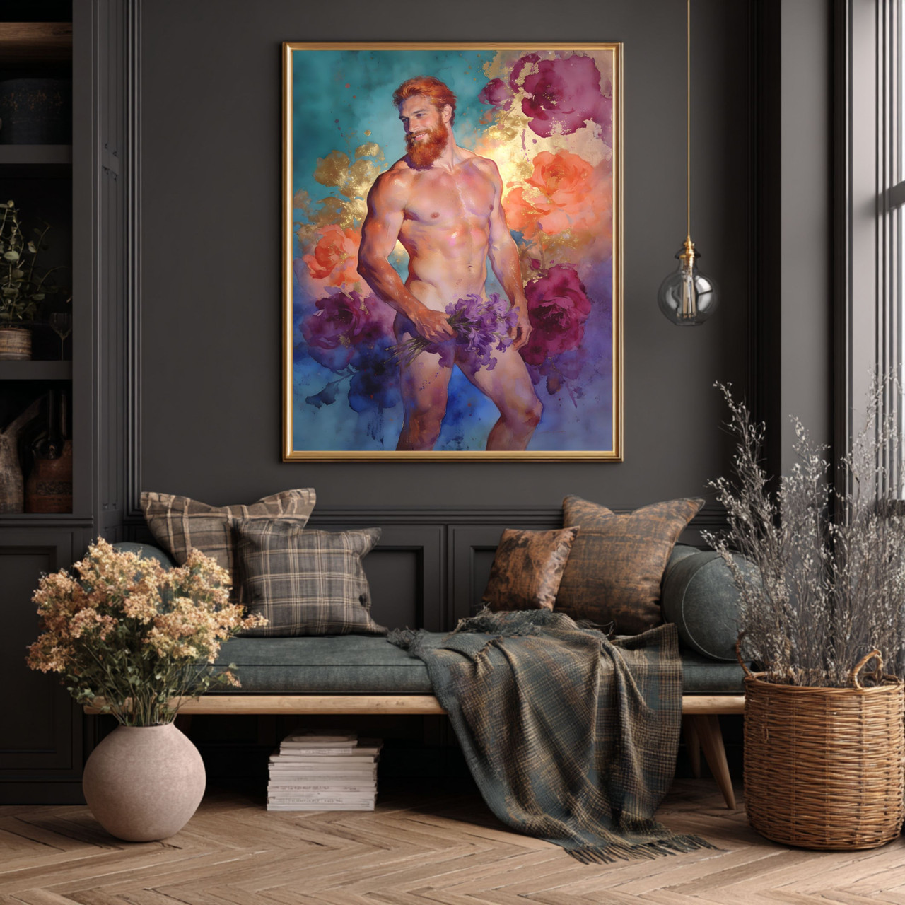 Soren The Flower Stealer - Fine Art Giclée Print