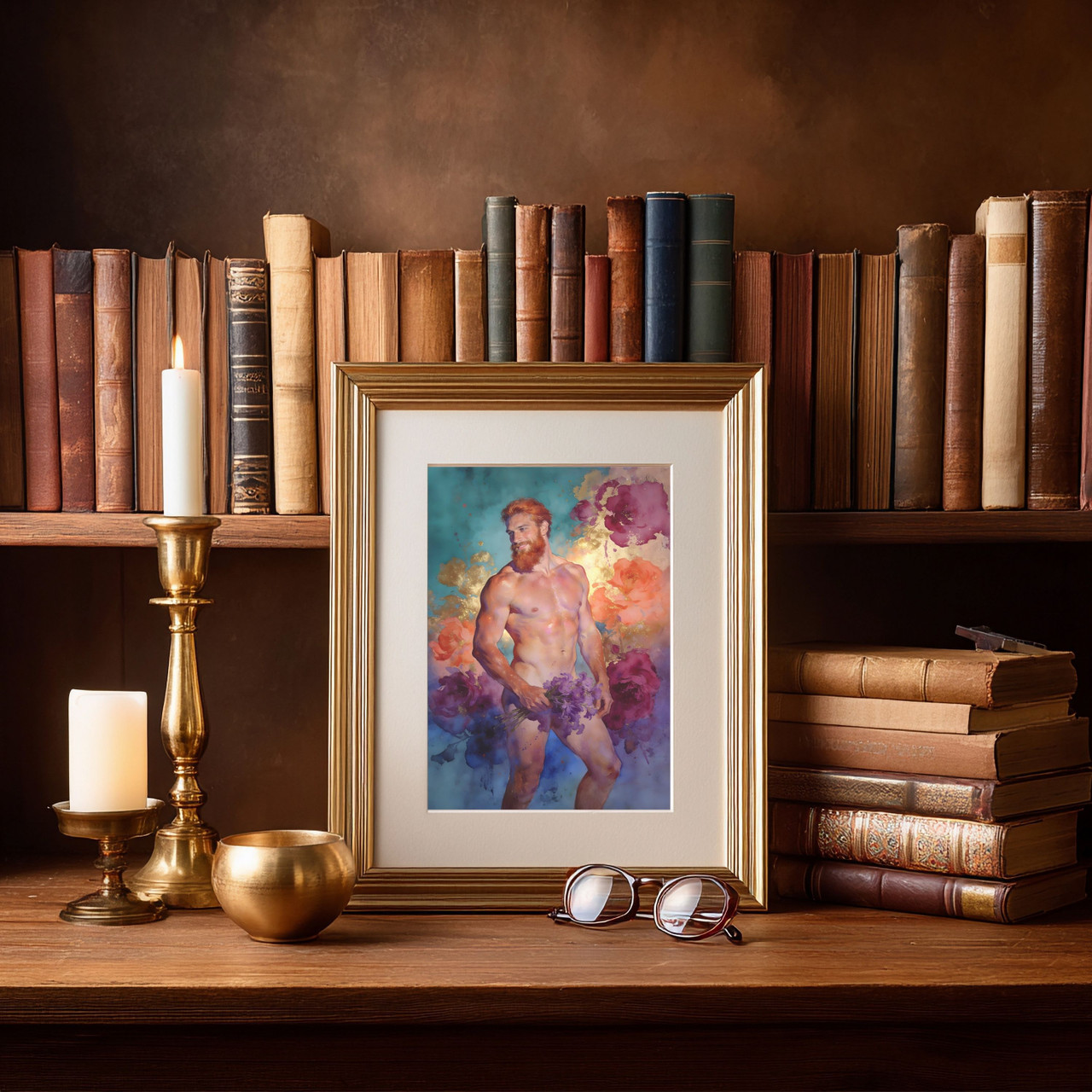 Soren The Flower Stealer - Fine Art Giclée Print